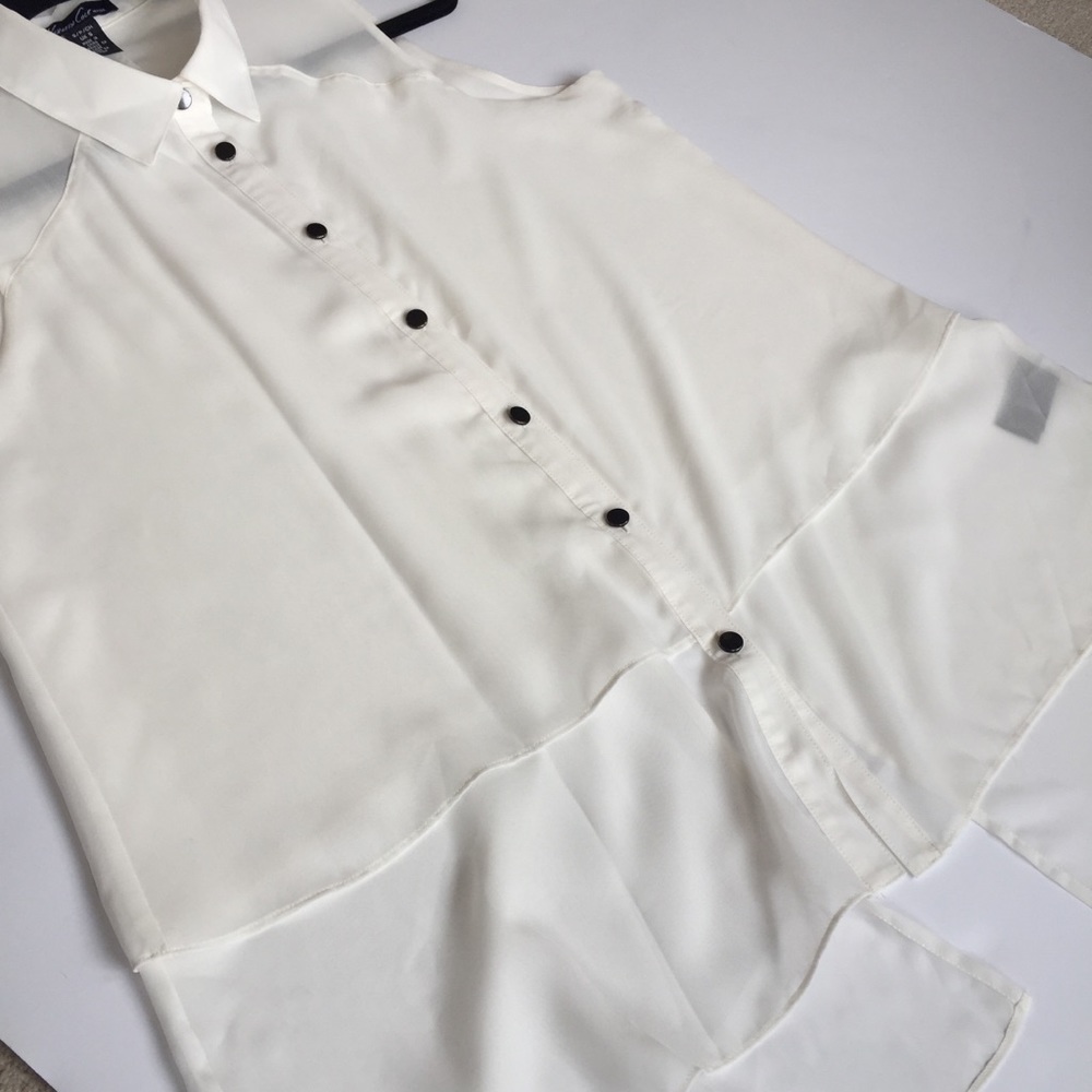 Kenneth Cole Sheer Top